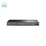 سوئیچ شبکه 24 پورت تی پی لینک T1500-28PCT (TL-SL2428P)