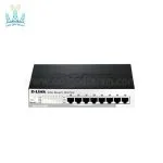 سوئیچ شبکه 8 پورت دی لینک مدل DES-1210-08P