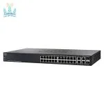 سوئیچ-شبکه-سیسکو-24-پورت-SF300-24MP