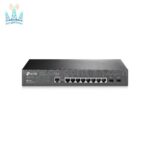 سوئیچ شبکه 8 پورت تی پی لینک T2500G-10TS(TL-SG3210)