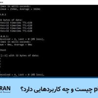 دستور ping چیست و چه کاربردهایی دارد؟