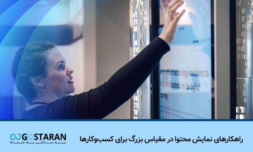 راهکارهای نمایش محتوا در مقیاس بزرگ برای کسبوکارها